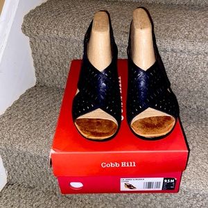 Cobb Hill New Janna Perforated leather sling back. No box